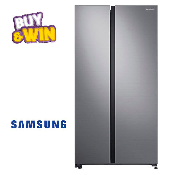 Samsung 655L Side By Side Fridge Silver