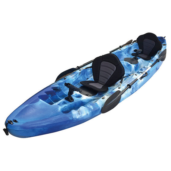 Tandem Kayak Blue & White 3.7m Bundle