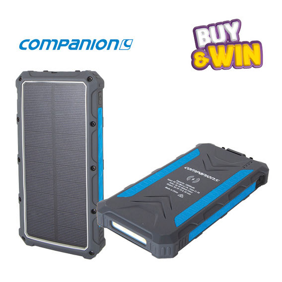 Companion 20000MAH Solar Powerbank