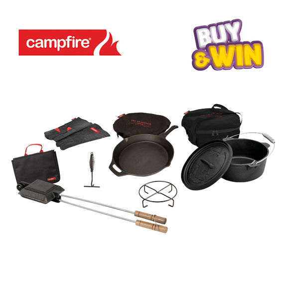 Campfire Cast Iron Boxed Packed 9PC