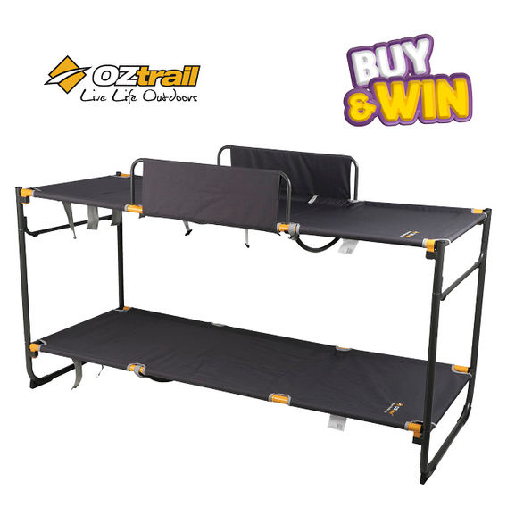 Oztrail Deluxe Double Bunk Bed