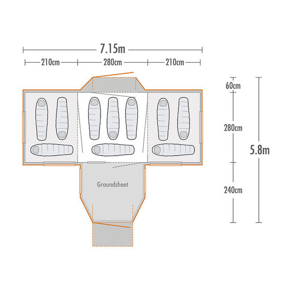 Takahe 10 Family Dome Tent