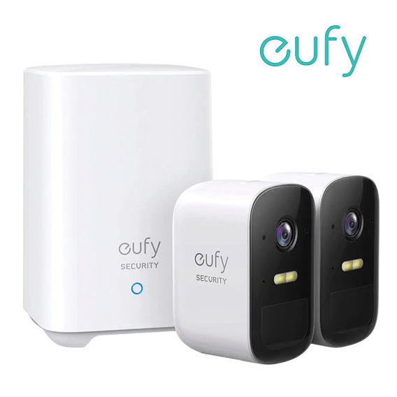 eufyCam 2C Pro 2K Wireless Home Security System (2 Pack)