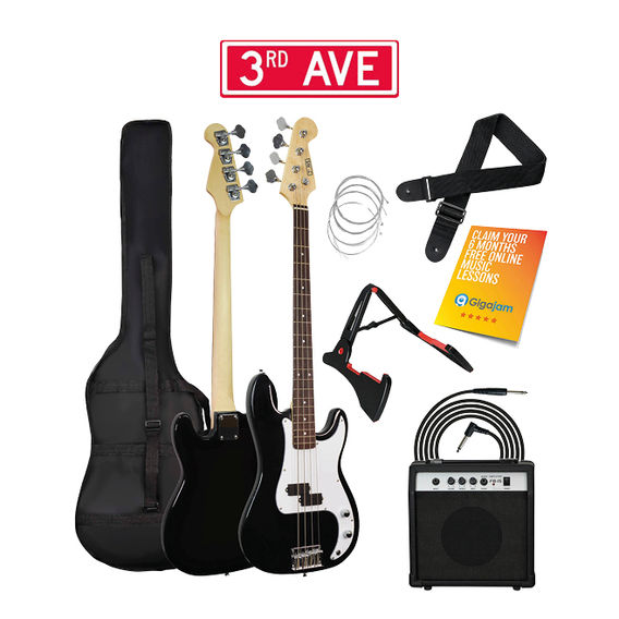 3rd Avenue Electric Guitar Pack - Black