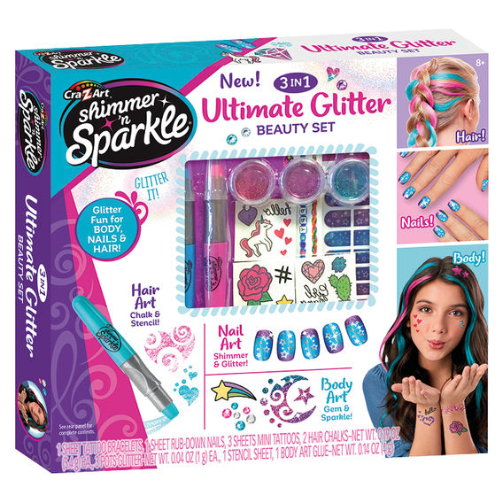 Shimmer N Sparkle Glitter Beauty Bundle