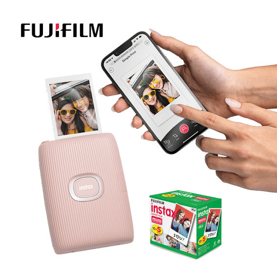 Fujifilm Instax Mini Link 2 Bundle - Pink