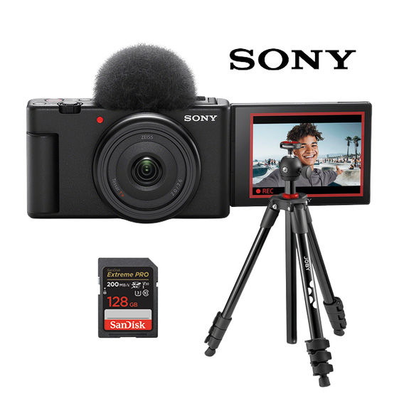 Sony CyberShot ZV-1F 4K Vlog Camera (Black)