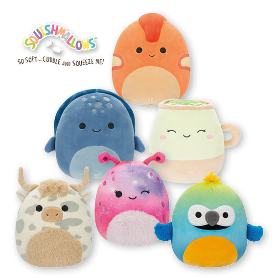 Squishmallows 7in Plush Toy Bundle