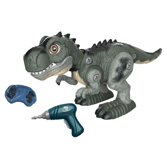 Remote control disassembly and assembly of Tyrannosaurus Rex