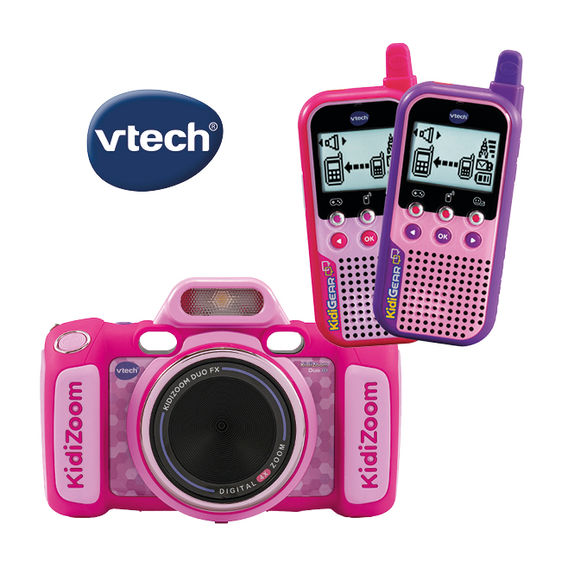 VTECH Kidzone Camera & Walkie Talkie Bundle - Pink