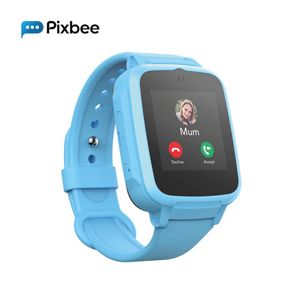 Pixbee Kids 4G Video Smart Watch with GPS Tracking Bundle - Blue