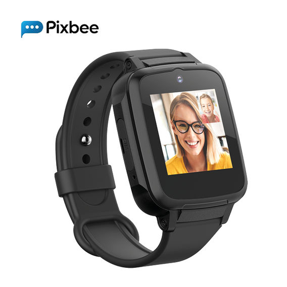 Pixbee Kids 4G Video Smart Watch with GPS Tracking Bundle - Black