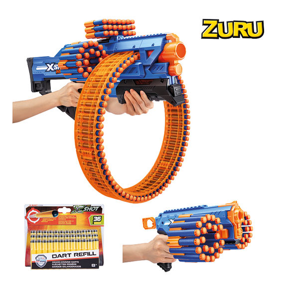 ZURU X-SHOT INSANITY MAD MEGA BARREL Bundle