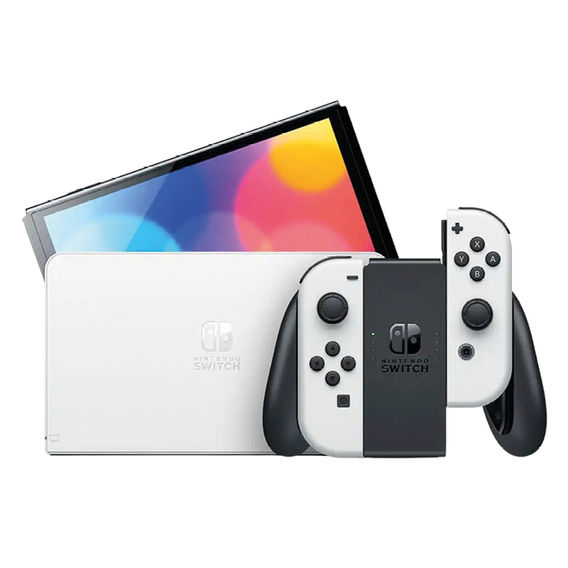 Nintendo Switch OLED  Console (White) Bundle