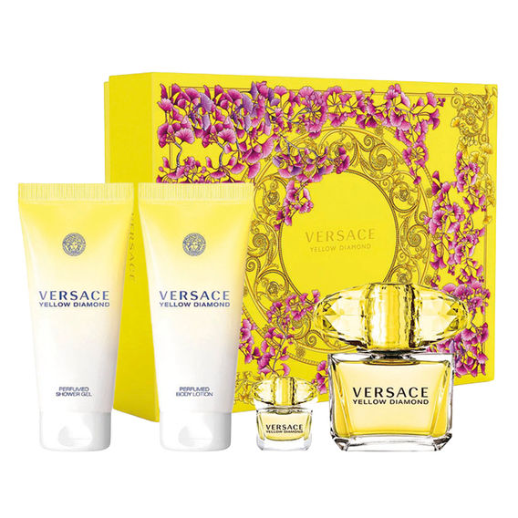 Yellow Diamond by Versace 90ml EDT 4 Piece Gift Set