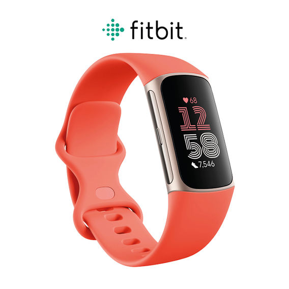 Fitbit Charge 6 Fitness Tracker - Coral