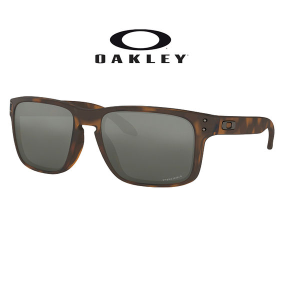 Oakley Holbrook Sunglasses - Brown Tortoise with Prizm Black Lens