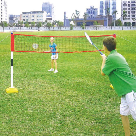 Outdoor Play 3 in 1 Badminton, Volleyball & Tennis Set