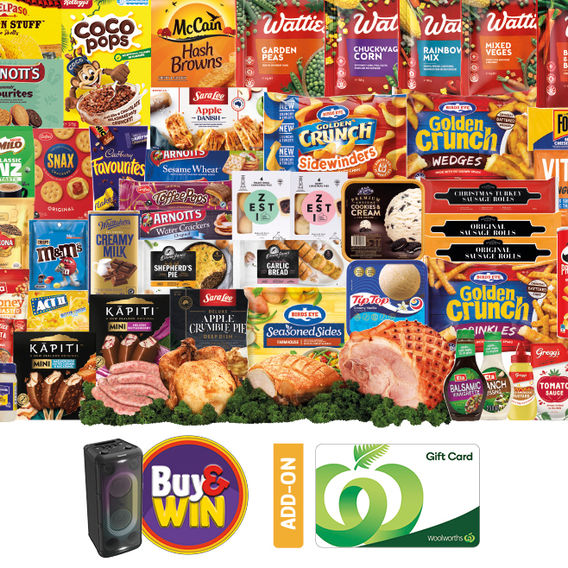 Mega Christmas Plus $100 Woolworths Voucher