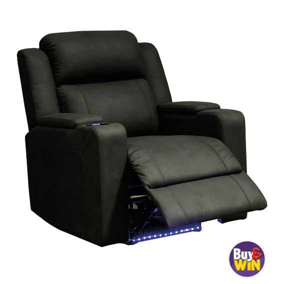 Academy Single Smart Recliner - Black