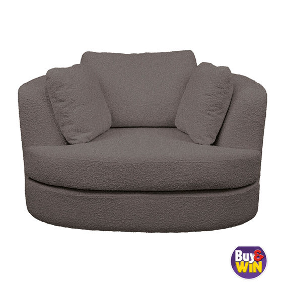 Orlando Swivel Chair - Grey