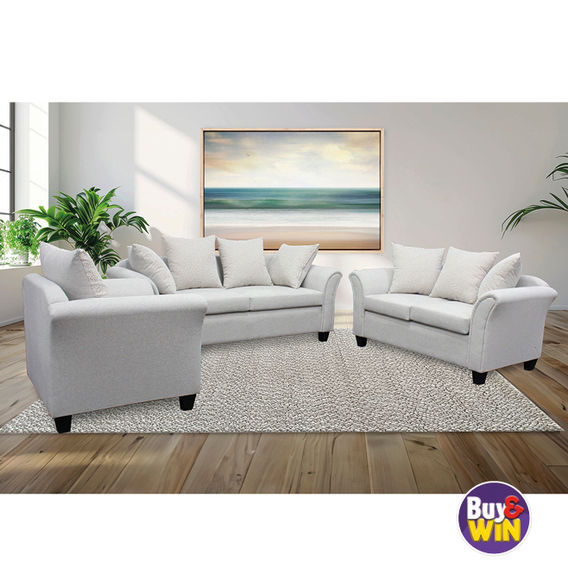 Chicka Sofa 3+2+1 Seater Bundle - Marble