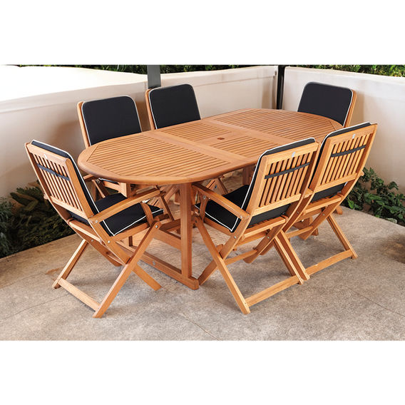 Eden Extending 6-Seater Outdoor Dining Set