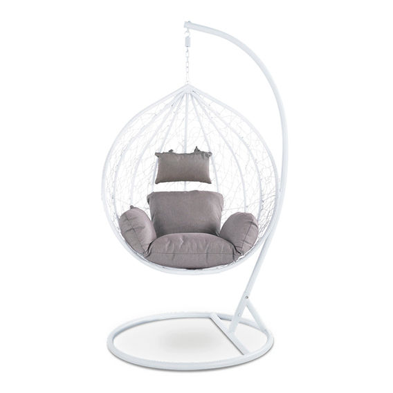 Outdoor Hanging Egg Chair White