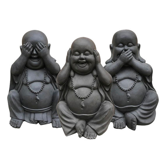 Set of 3 See No Evil Buddhas