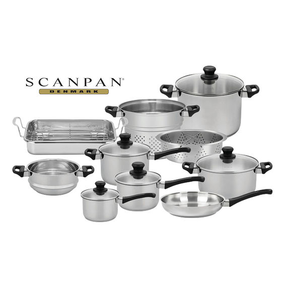 Scanpan Classic Inox 10 piece cookware set