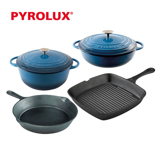 Pyrolux Cast iron Bundle Ocean Blue