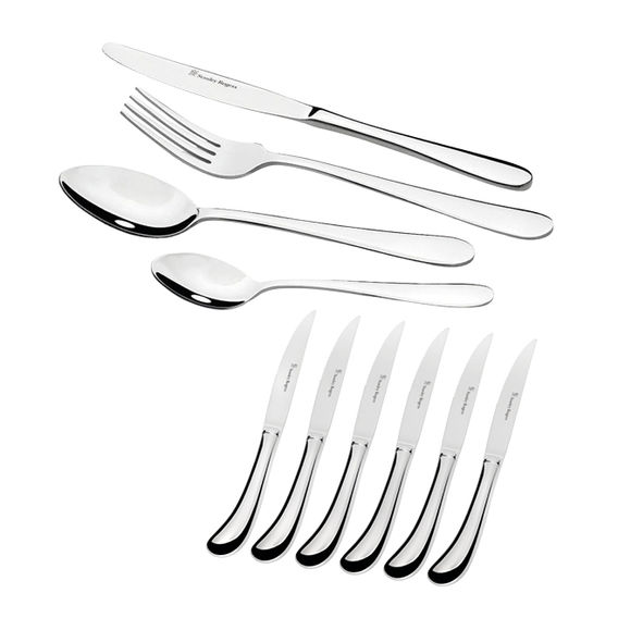 Stanley Rogers 56pc Cutlery set with Bonus Steak Knives