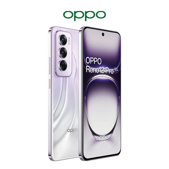 OPPO Reno 12 Pro 5G 512GB Smartphone Silver Bundle