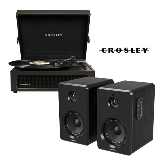 Crosley Voyager Bluetooth Portable Turntable - Black