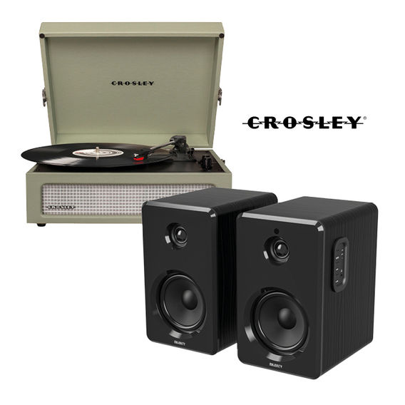 Crosley Voyager Bluetooth Portable Turntable - Sage