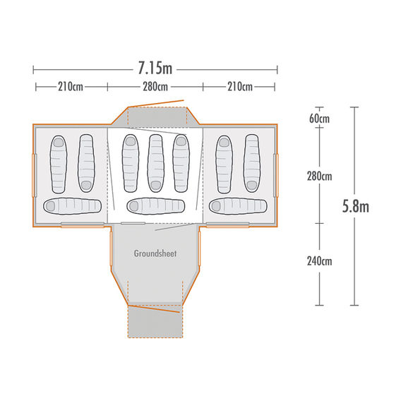 Takahe 10 Family Dome Tent