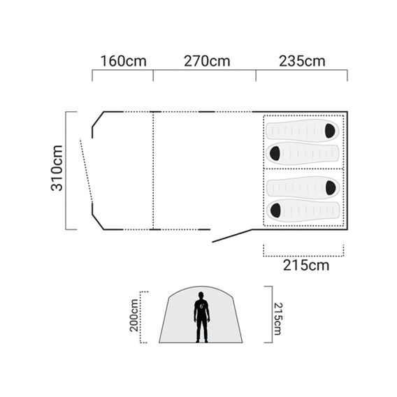 Weathermaster 4XL Air Tent