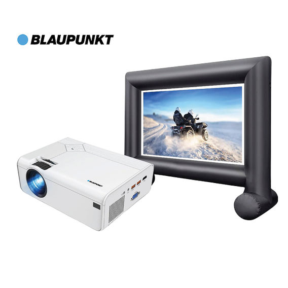 Blaupunkt Full HD Projector with Self-Inflatable Screen