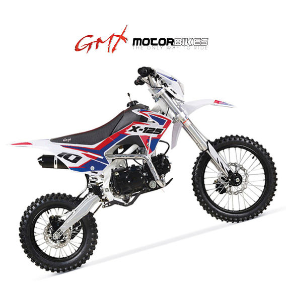 GMX X-Series X-125 Dirt Bike Blue/Red