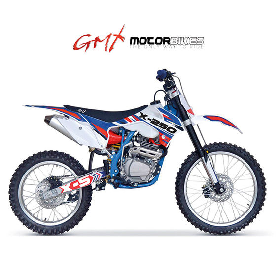 GMX X-Series X-250 Dirt Bike Blue/Red