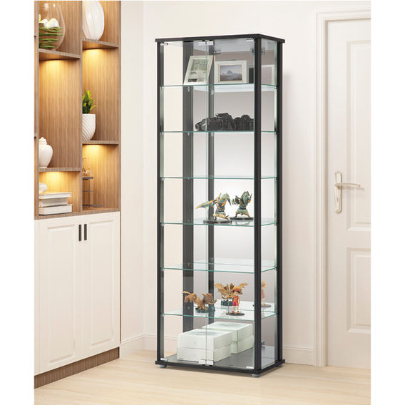 East Glass 7-Tier Display Cabinet