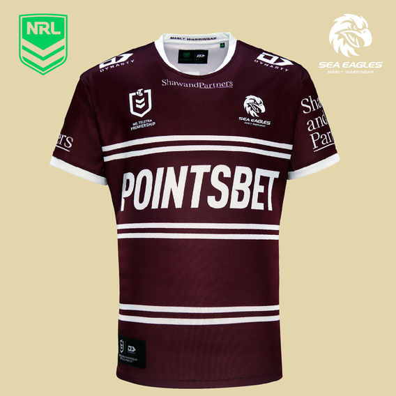 Manly Sea Eagles Team Jersey - Adult Medium