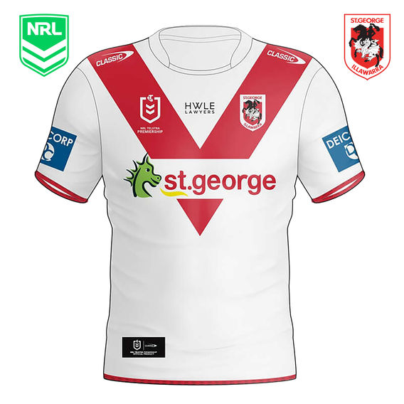 StG Illawarra Dragons Team Jersey - Adult Large