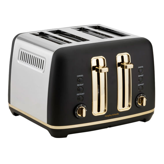 Morphy Richards Ascend 4 Slice Toaster Soft Gold