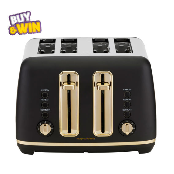 Morphy Richards Ascend 4 Slice Toaster Soft Gold