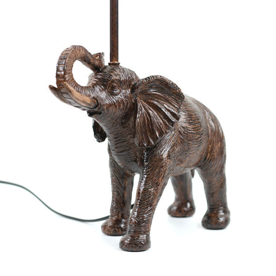 Elephant Trunk Up Table Lamp