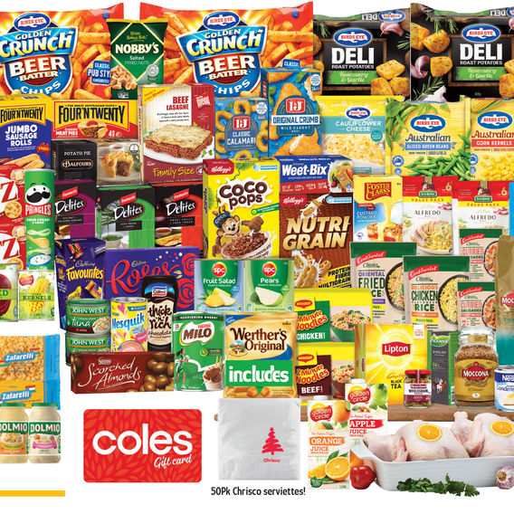 Mega Christmas with Freebee + $100 Coles Card