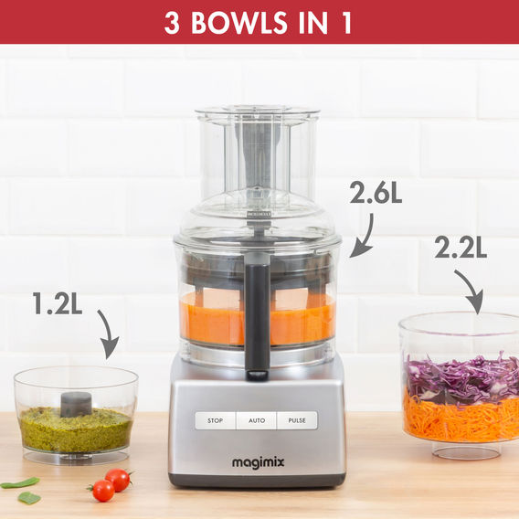 Magimix Food Processor - Matt Chrome