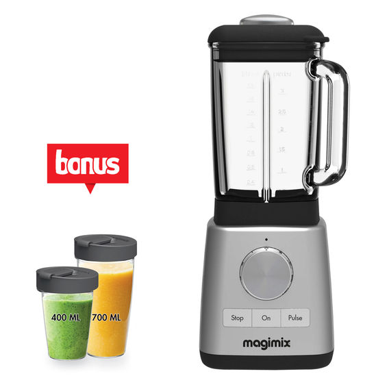 Magimix Power Blender - Matt Chrome