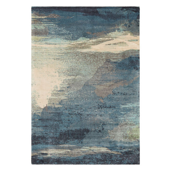 City Blue Modern Rug 320X230